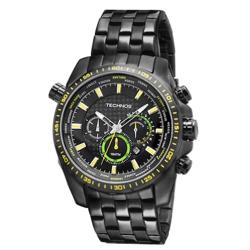 imagem-Relógio Masculino Analógico Technos OS20HD/1Y - Preto