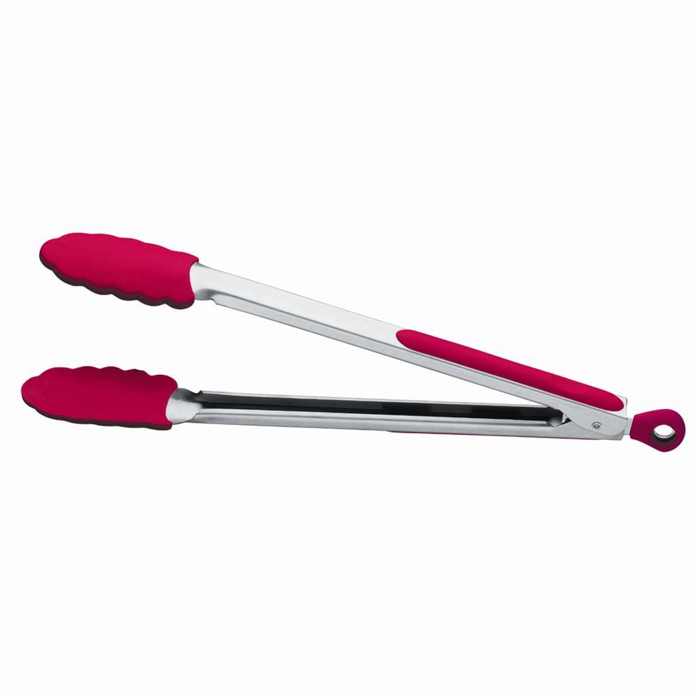 Pegador Universal de Silicone Brinox 2254 com Corpo em Aço Inox - 34 cm - Vermelho