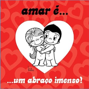 Livro - Amar É... Um Abraço Imenso! - Kim Casali