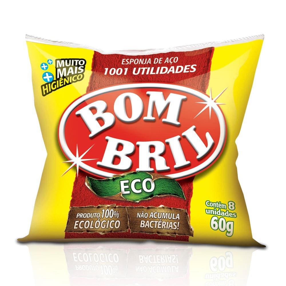 Lã de Aço 60g com 8 Unidades BomBril