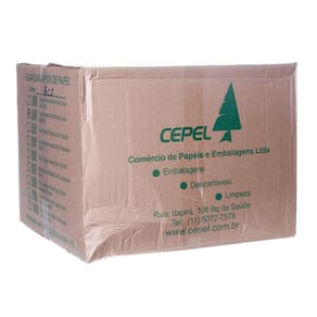 Guardanapo de Papel Folha Dupla 33 X 33cm Caixa com 3000 Unidades Cepel