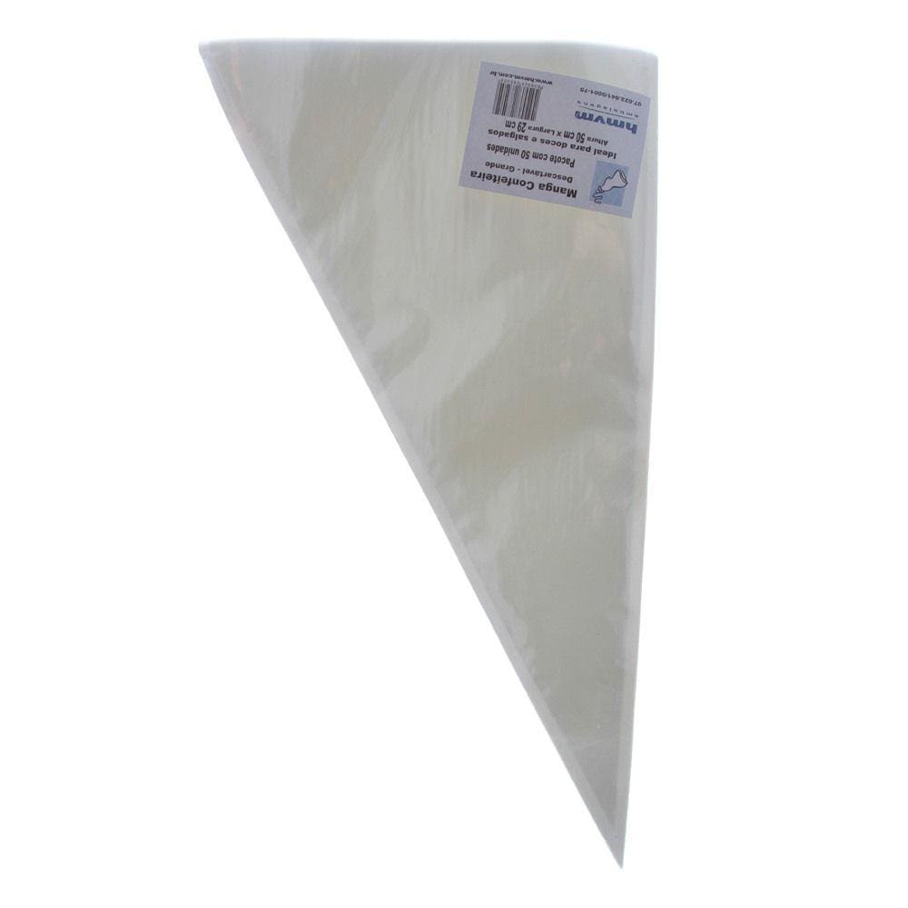 Saco de Plástico Descartável para Confeiteiro 29 X 50cm com 50 Unidades Hmvm