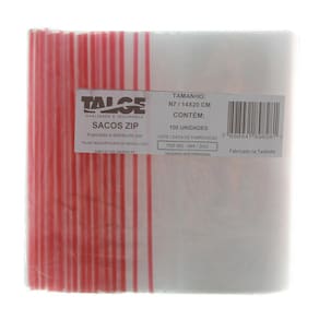 Sacos Plásticos Zip Lock com Fecho Hermético nº 7 com 100 Unidades