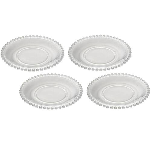 imagem-Jogo de Pratos Wolff Pearl Cristal 19cm - 4 Peças - JG 4 PRATOS CRISTAL PEARL 19CM ROJEMAC            