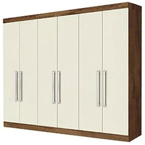 Guarda-Roupa Casal Mademarques Alba com 6 Portas e 4 Gavetas