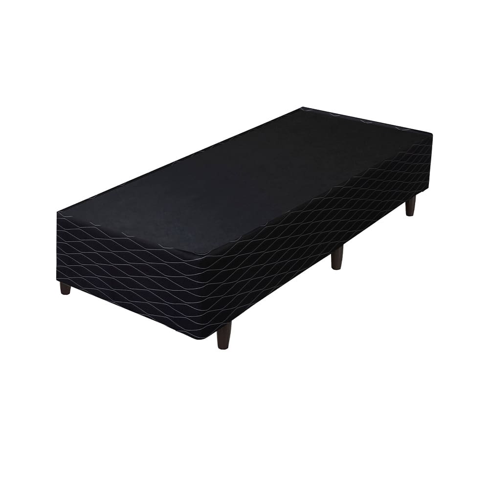 Base Box Queen Size Umaflex Fascinium 54x79x198 cm - Preto/Branco