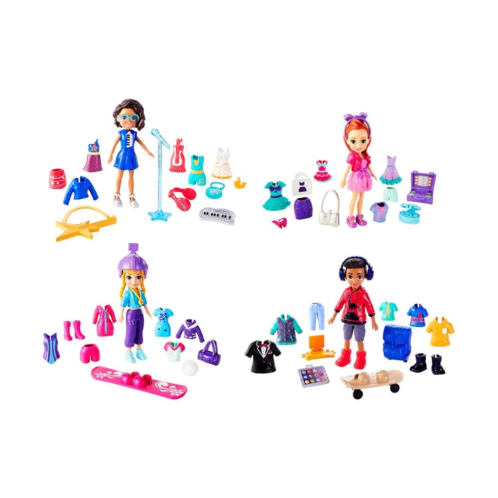 Conjunto Mini Boneca Colecionável Menina Loira Jogadora De Futebol - Com  Roupas Roupinhas E Acessórios - Polly Pocket - Mattel Brinquedos em  Promoção na Americanas