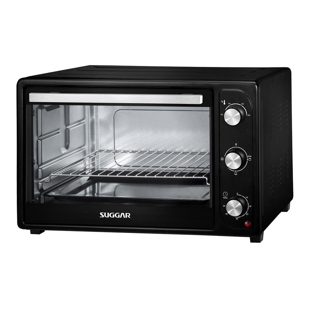 Forno Elétrico de Bancada Suggar FE5011/12 com Função Grill 50 Litros – Preto - FOR EL 50L SUGGAR FE5012PT 220V PTO