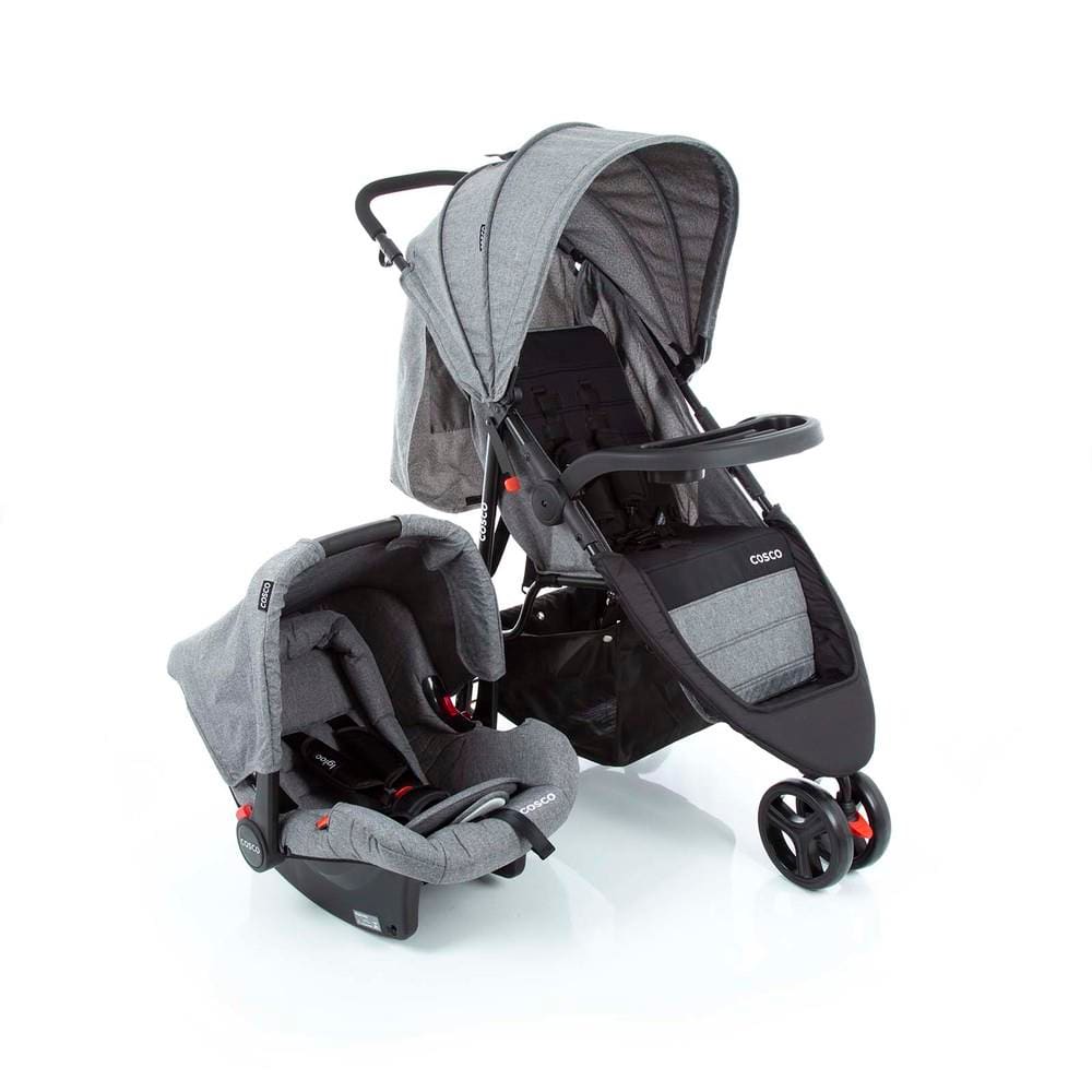 Carrinho de Passeio Cosco Travel System Duo Jetty – Cinza