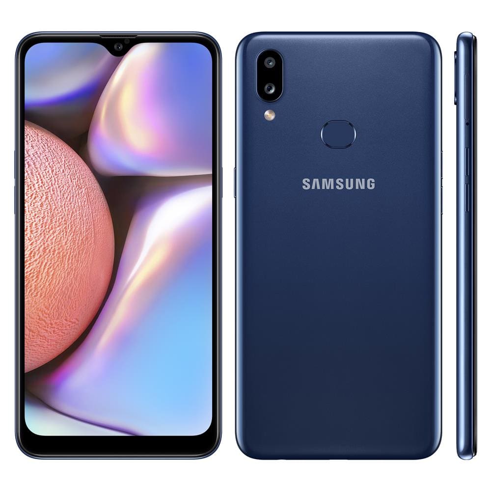 Smartphone Samsung Galaxy A10s Azul 32GB, Câmera Dupla Traseira, Selfie de  8MP, Tela Infinita de 6.2\