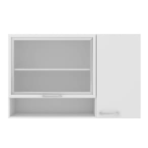 Armário Aéreo Bartira Ametista com 2 Portas e 2 Prateleiras - 105,4cm de largura