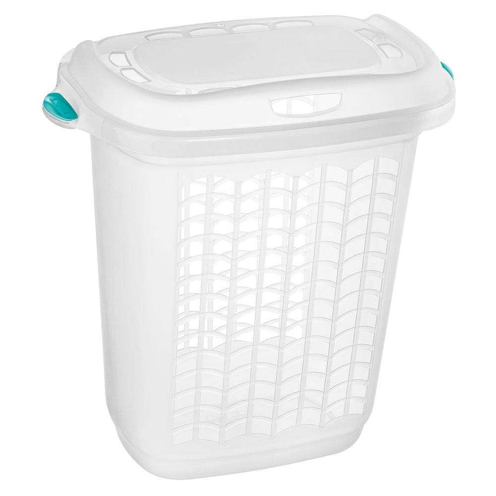 Roupeiro com Tampa 46.4L Transparente - Sanremo