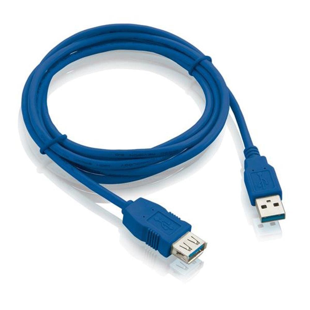 Cabo extensor USB 3.0 Multilaser WI210 1.80 mts AM/AF