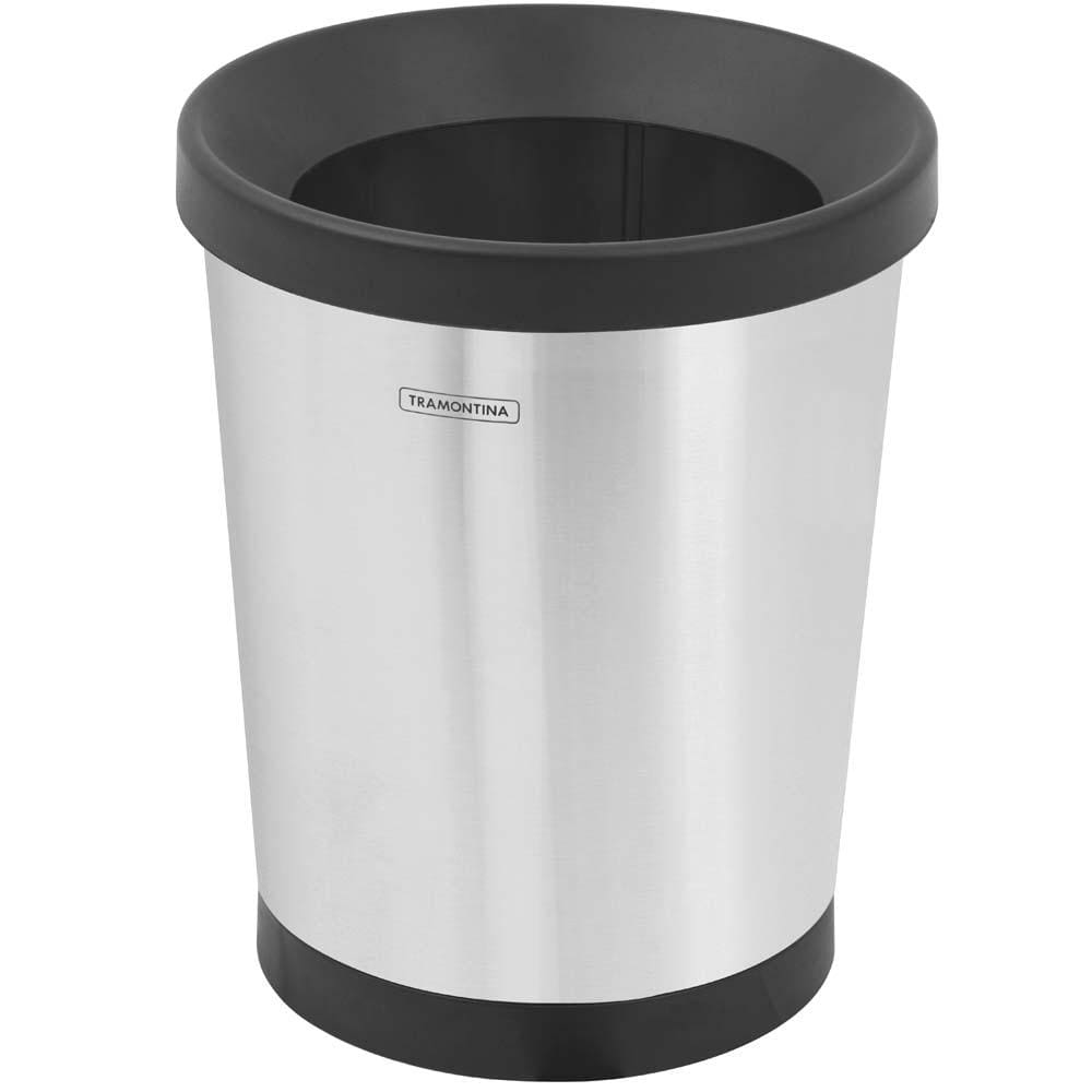 Cesto para Papel Tramontina Konika 94539/001 em Inox - 12 L