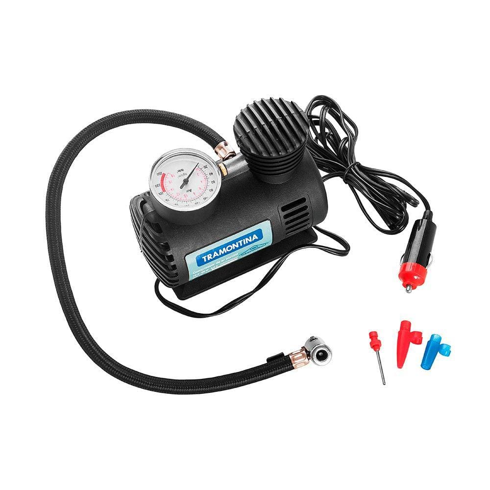 Compressor de Ar Tramontina Portátil Potência de 50W Tensão 12V - 4233000