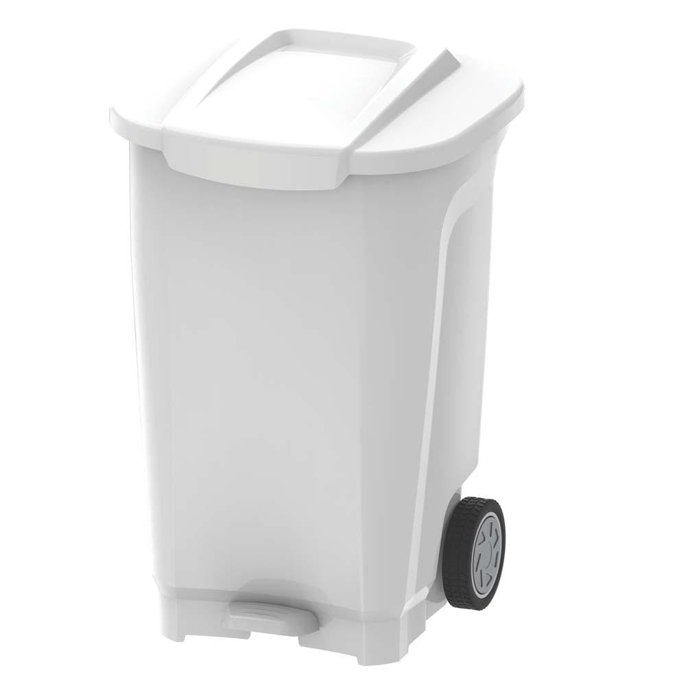 Lixeira Tramontina com Pedal e Rodízios T-Force 92811 em Polipropileno - 100 L