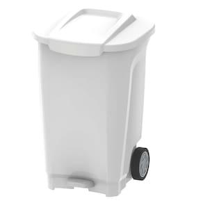 Lixeira Tramontina com Pedal e Rodízios T-Force 92811 em Polipropileno - 100 L