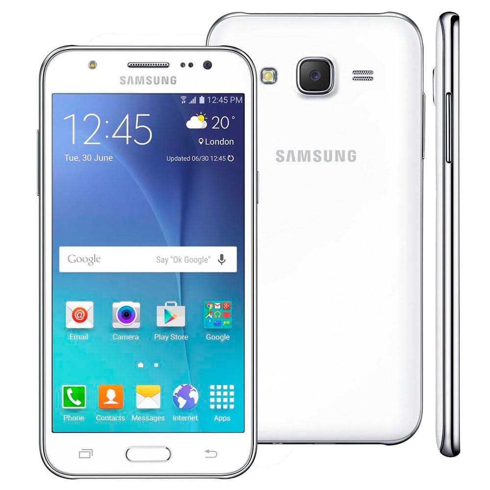 Smartphone Samsung Galaxy J5 Duos Branco | Casas Bahia