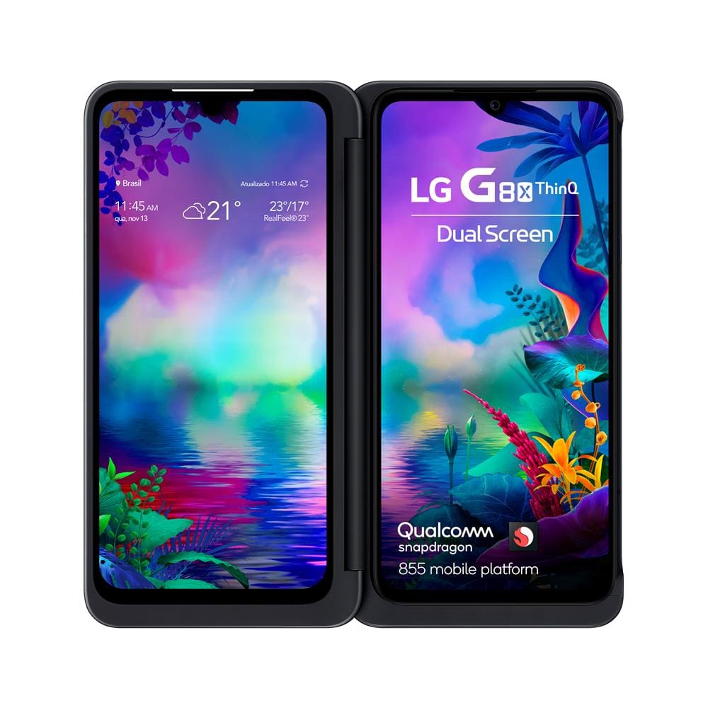 #️⃣ LG8X dualスクリーン Smartphone LG G8X Preto 128GB, 6GB | Casas Bahia