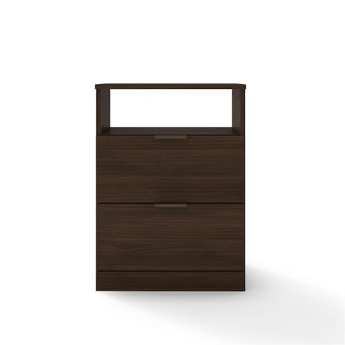 Mesa de Cabeceira Bartira Versatti com 2 Gavetas é boa?