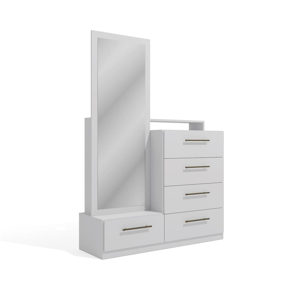 Cômoda Kappesberg Ágata com 5 Gavetas e Espelho