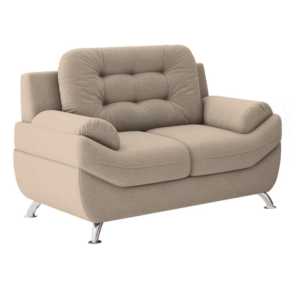 Sofá 2 Lugares Linoforte Mercury Revestido em | Casas Bahia