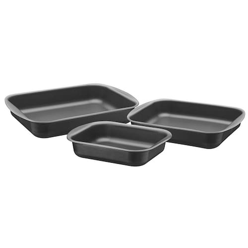Conjunto de Assadeiras Retangulares Tramontina Brasil com Revestimento Antiaderente Starflon T1 Grafite – 3 Peças é ruim? Conjunto de Assadeiras Retangulares Tramontina Brasil com Revestimento Antiaderente Starflon T1 Grafite – 3 Peças é boa?