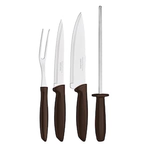 Conjunto para Churrasco Tramontina Plenus em Inox e Polipropileno – 4 Peças