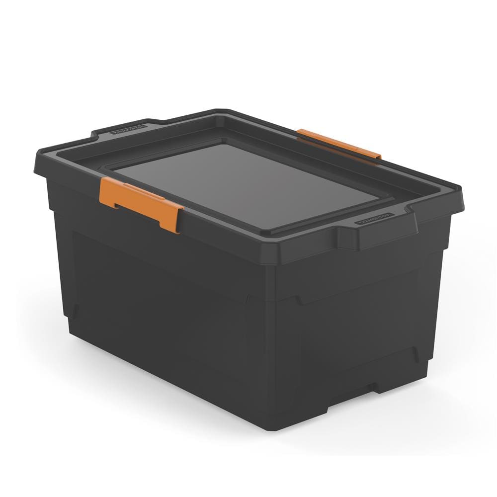 Caixa Organizadora Tramontina com Tampa 92555009 60L – Preta