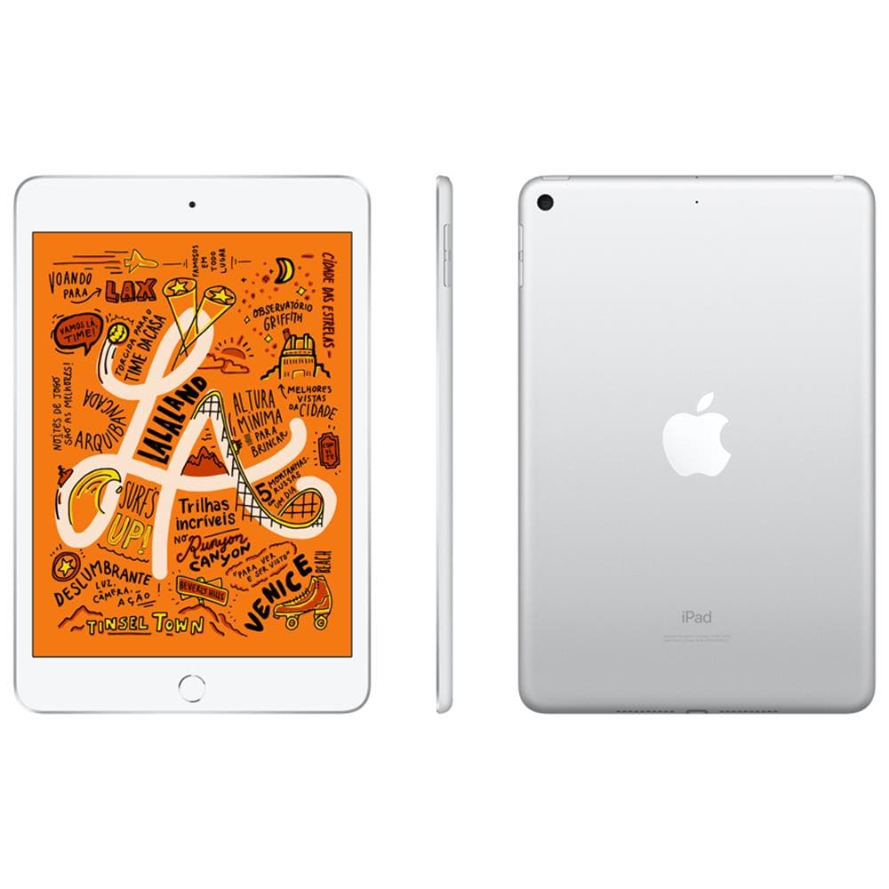Apple iPad mini5 シルバー 本体(84%） iPad Mini 5ª geração Apple Wi-Fi | Casas Bahia