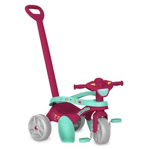 Triciclo Infantil Bandeirantes Velobaby Pedal Azul 206 no Shoptime