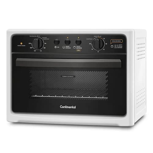 imagem-Forno Elétrico Continental BC44B 44 Litros de Bancada Grill – Branco - 220V