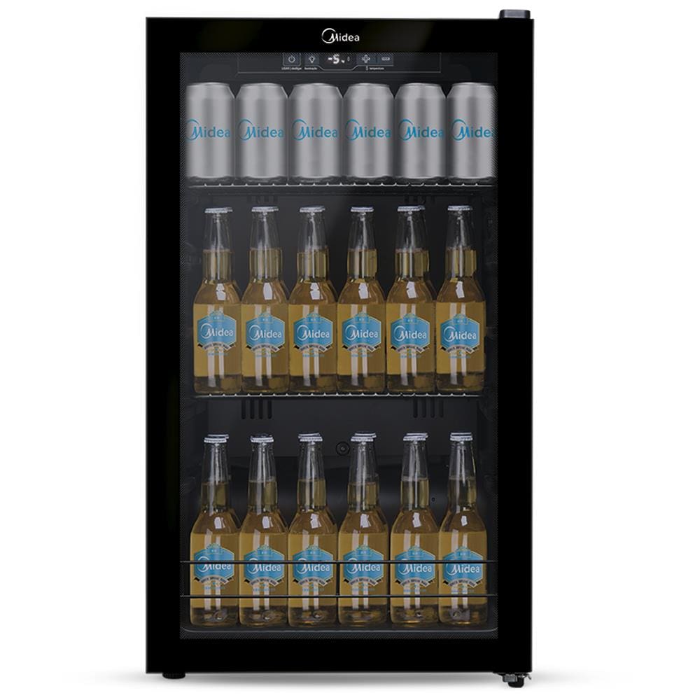 Refrigerador Cervejeira Midea Frost Free Porta de Vidro Triplo 96L - BCA10P 127V