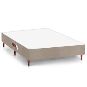 Base Box para Colchão de Casal Castor Revolution 39x128x188 cm - Bege
