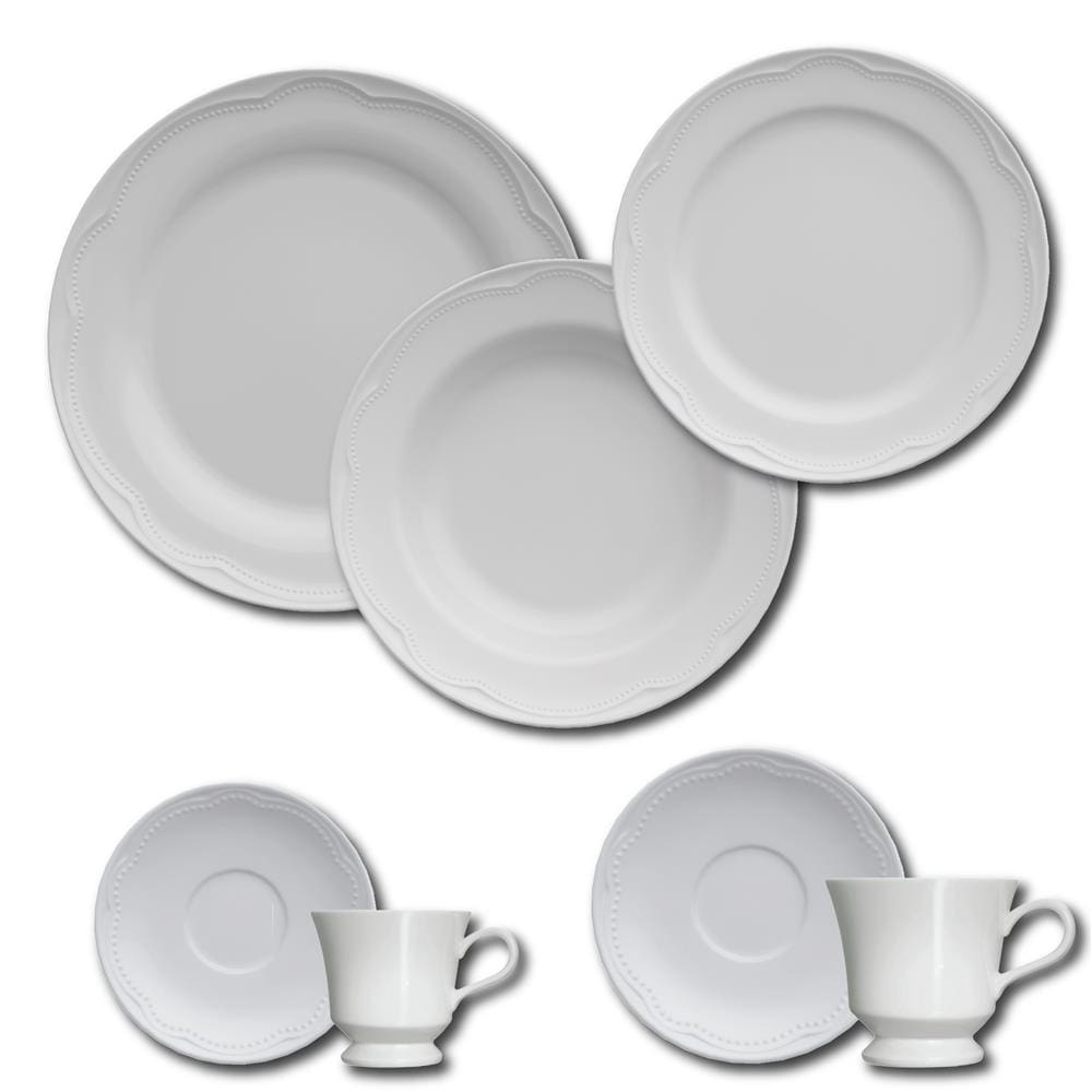 Aparelho de Chá e Café Porcelana Schmidt 53 peças - Dec. Vitoria 0397 em  Promoção na Americanas