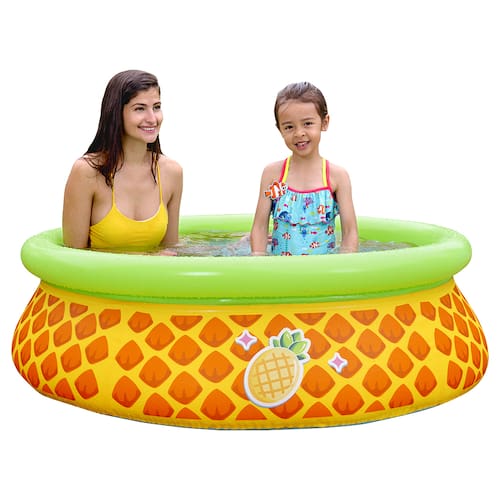 Menor preço em Piscina Inflável Jilong Abacaxi 3D – 570 Litros 