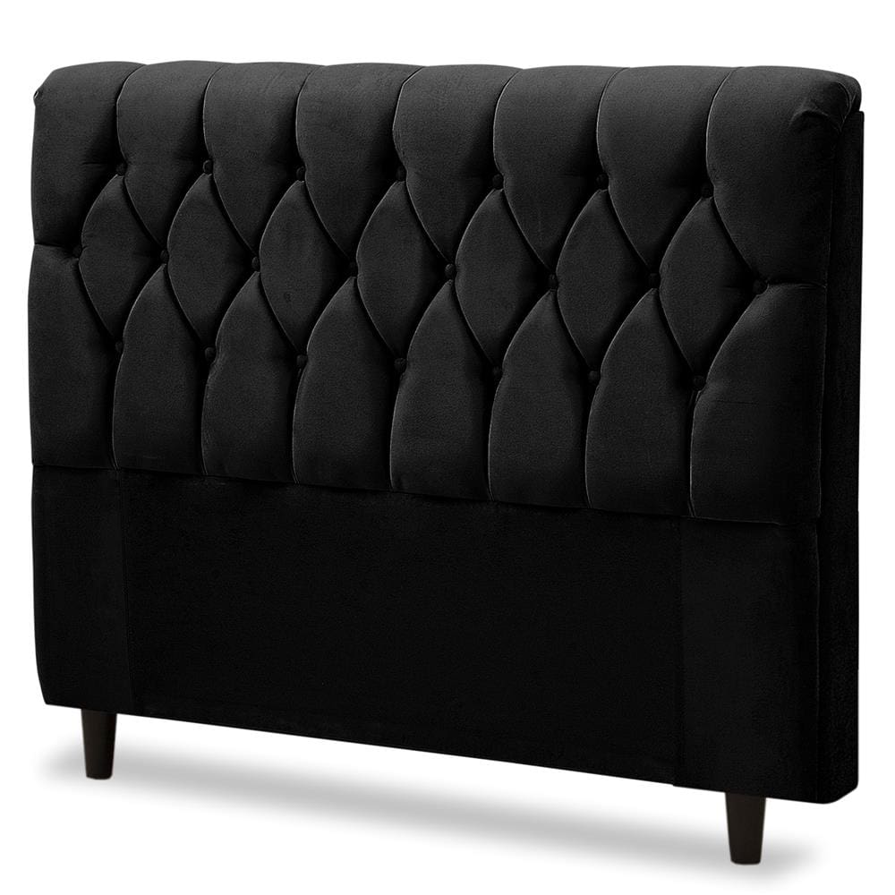 Cabeceira para Cama Casal Dobue Palladium com 140cm de Largura - Preto