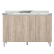 Balcão Triplo Bartira Amazonita com 3 Portas e 1 Prateleira - 120,1cm de largura