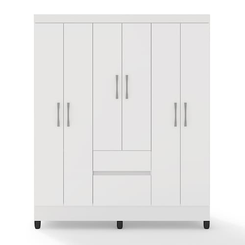 Guarda-Roupa Bartira Porto com 6 Portas e 2 Gavetas Menor preço em Guarda-Roupa Bartira Porto com 6 Portas e 2 Gavetas