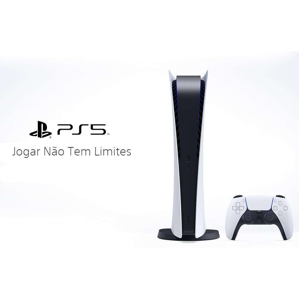 Console Playstation 5 Digital Edition 825GB SSD | Casas Bahia