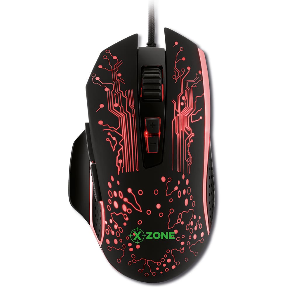 Mouse Gamer XZONE Óptico 3200DPI - 8 Botões GMF-03