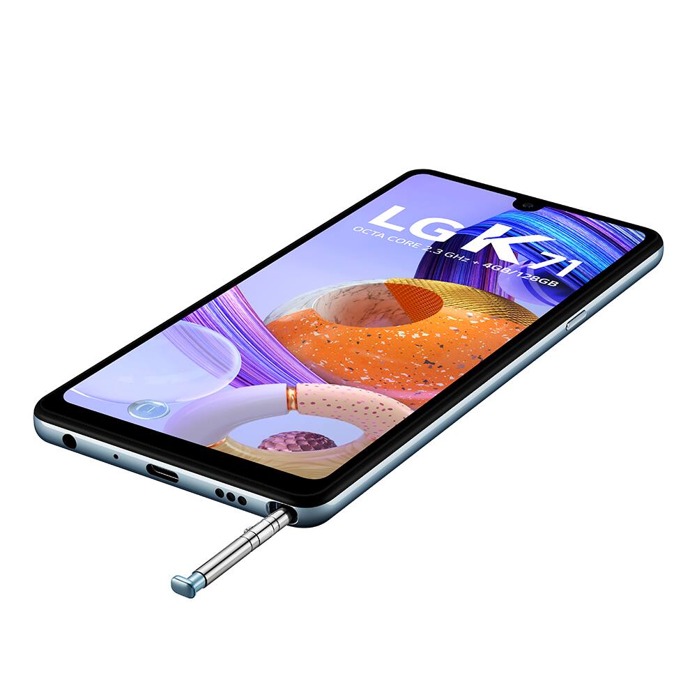 Smartphone LG K71 Branco 128GB, Tela de 6.8”, | Casas Bahia