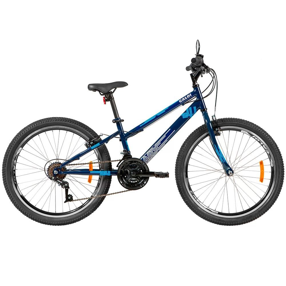 Bicicleta caloi florenca aro 24 cesto freio v brake 21 vel