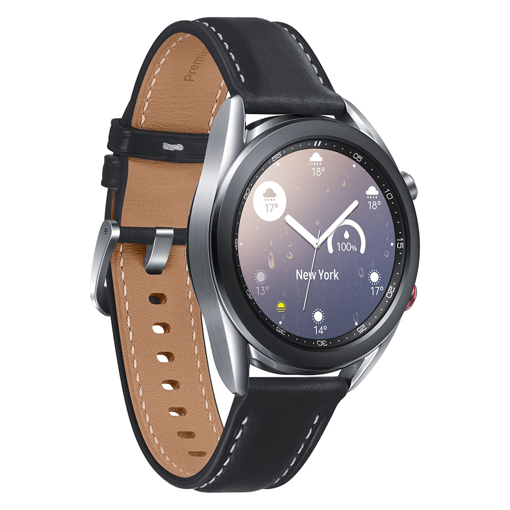 Smartwatch Samsung Galaxy Watch3 Prata 41mm LTE, Tela Super AMOLED de 1.2", Bluetooth, Wi-Fi, GPS, NFC e Sensor de Frequência Cardíaca