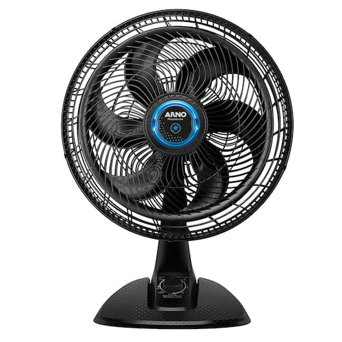 Menor preço em Ventilador de Mesa Arno Ultra Silence Force Repelente VD55 40cm, 6 Pás, 3 Velocidades - Preto