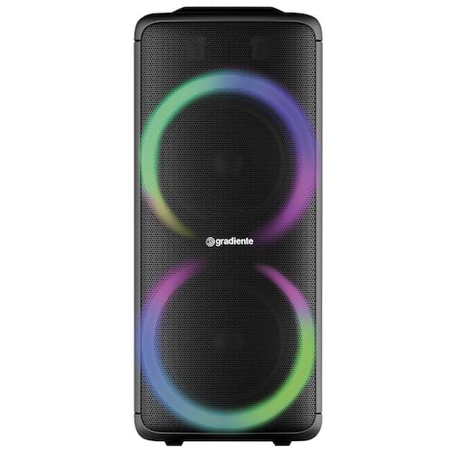 Caixa Amplificada Gradiente Extreme Colors Drum Bass GCA203 Bluetooth, Rádio FM, USB - 1000W Menor preço em Caixa Amplificada Gradiente Extreme Colors Drum Bass GCA203 Bluetooth, Rádio FM, USB - 1000W
