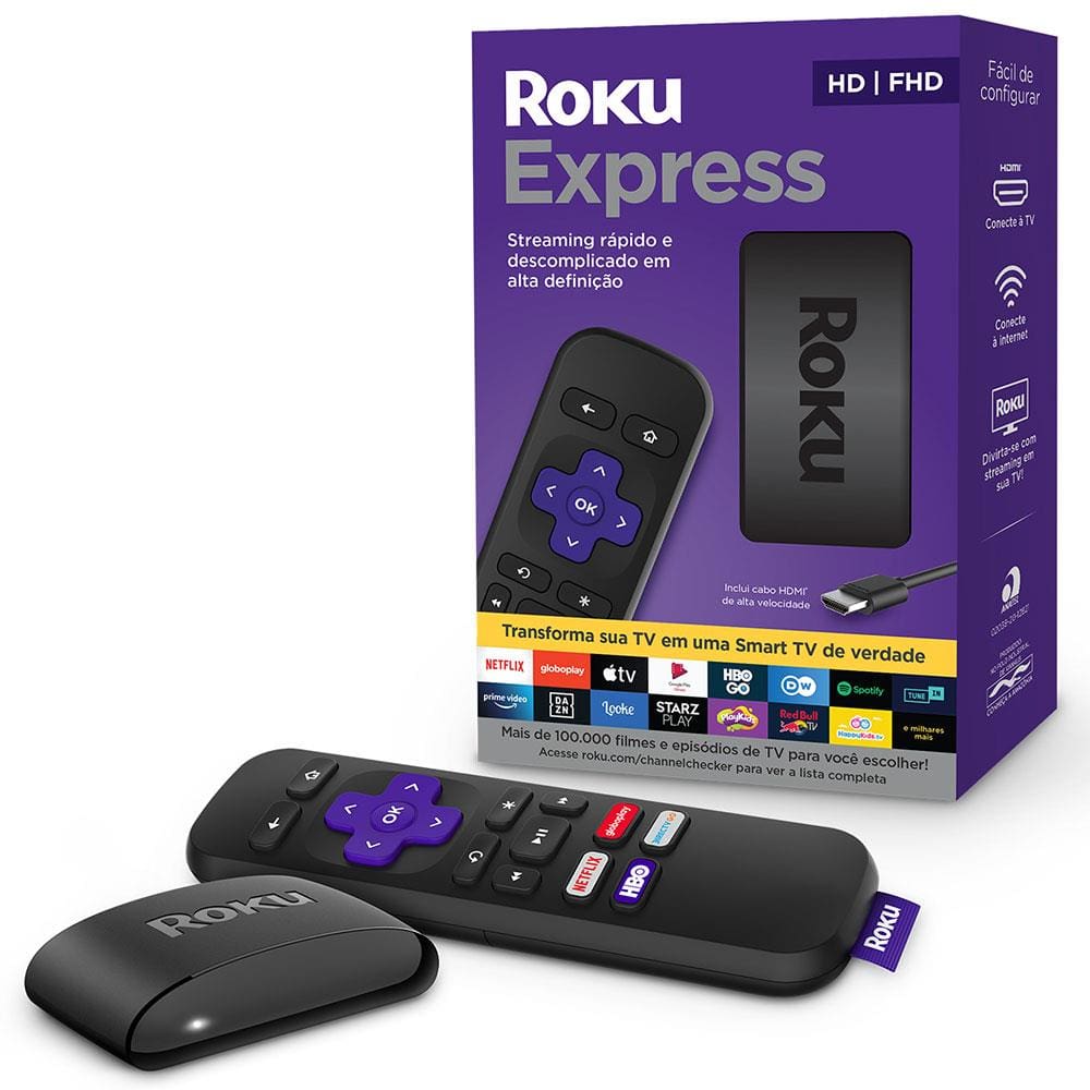ROKU Express - Dispositivo de Streaming Full HD - Preto
