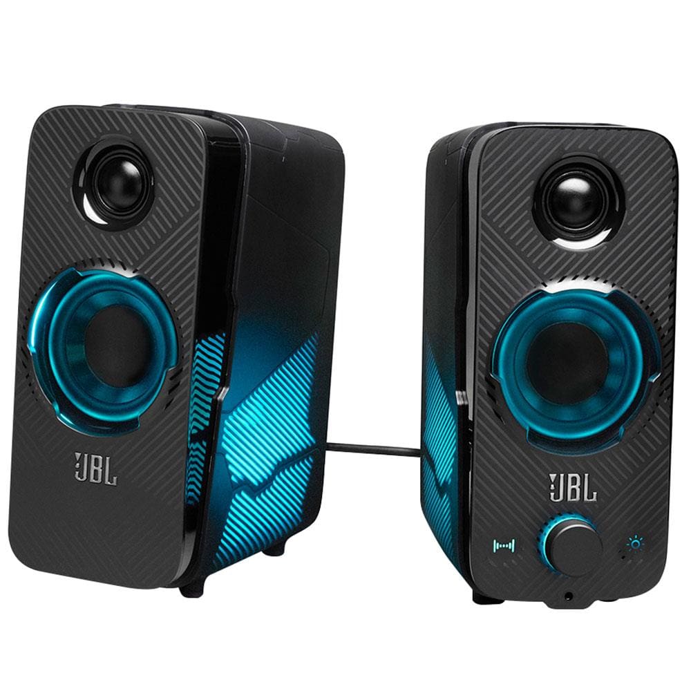 Alto-falantes JBL Quantum Duo para PC | Casas Bahia