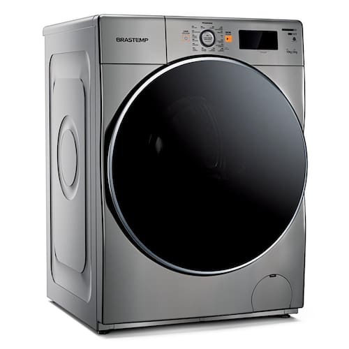 Lava e Seca Brastemp BNQ10AS Água Quente com Ciclo Tira Manchas Pro e Ciclo 1h Pronto para Vestir 10kg - Prata Menor preço em Lava e Seca Brastemp BNQ10AS Água Quente com Ciclo Tira Manchas Pro e Ciclo 1h Pronto para Vestir 10kg - Prata