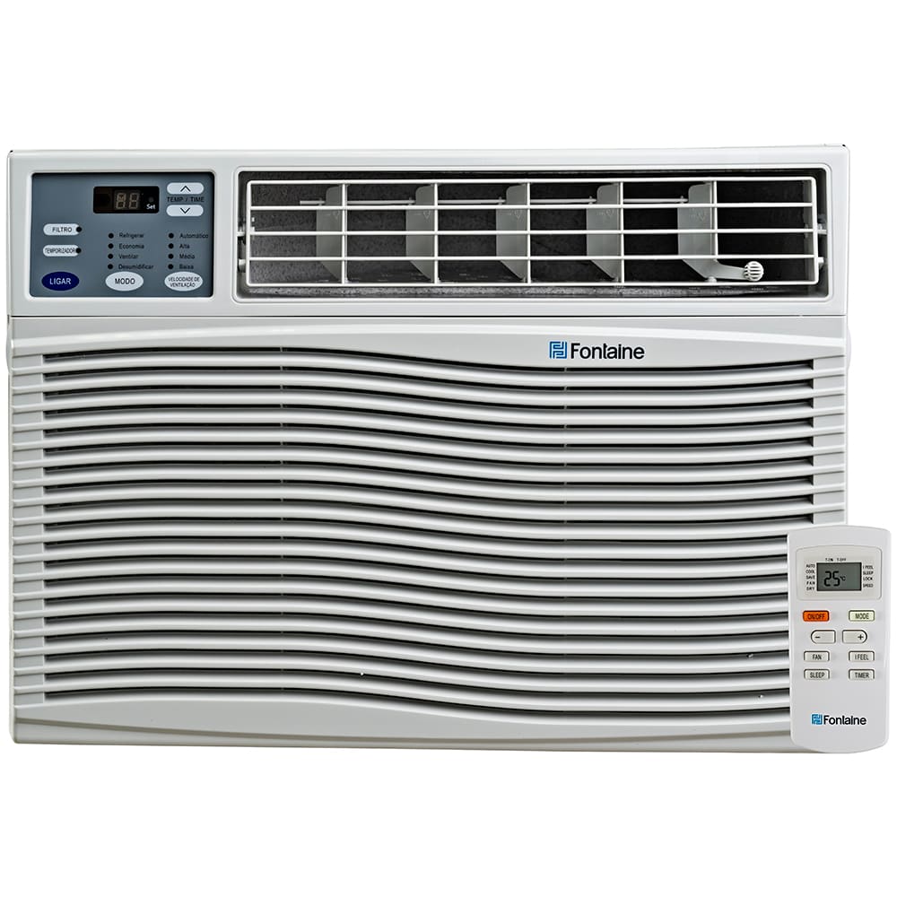 Ar-Condicionado Janela Fontaine Eletrônico Frio 1015W 10.500 Btus – Branco